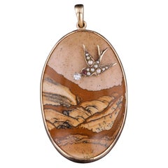 Vintage Landscape Pendant of Sandstone