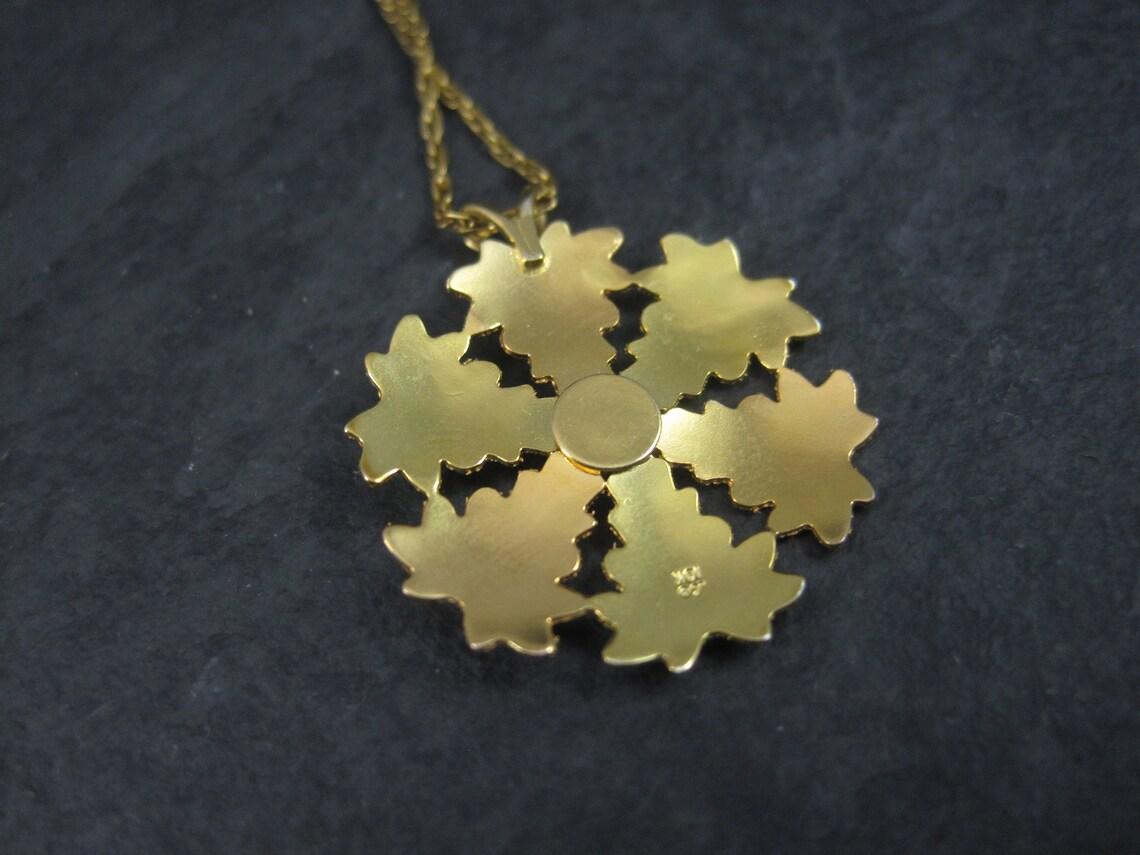 Collana con ciondolo d'oro Landstroms 10K Black Hille d'epoca in vendita 3