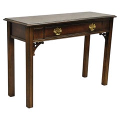 Vintage Lane Altavista Georgian Chippendale Cherry Wood Small Console Table