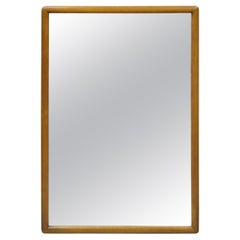 Vintage Lane Altavista Mid-Century Modern Walnut Frame Modernist 38" Wall Mirror