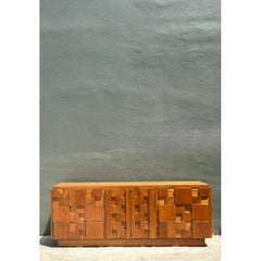 Vintage Lane Brutalist “Staccato” Mosaic Dresser