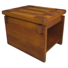 Vintage Lane Furniture Butcher Block Beistelltisch aus Eiche