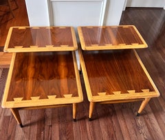 Vintage Lane Mid-Century End Tables, a Pair
