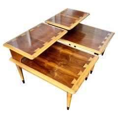 Vintage Lane Mid-Century End Tables, a Pair