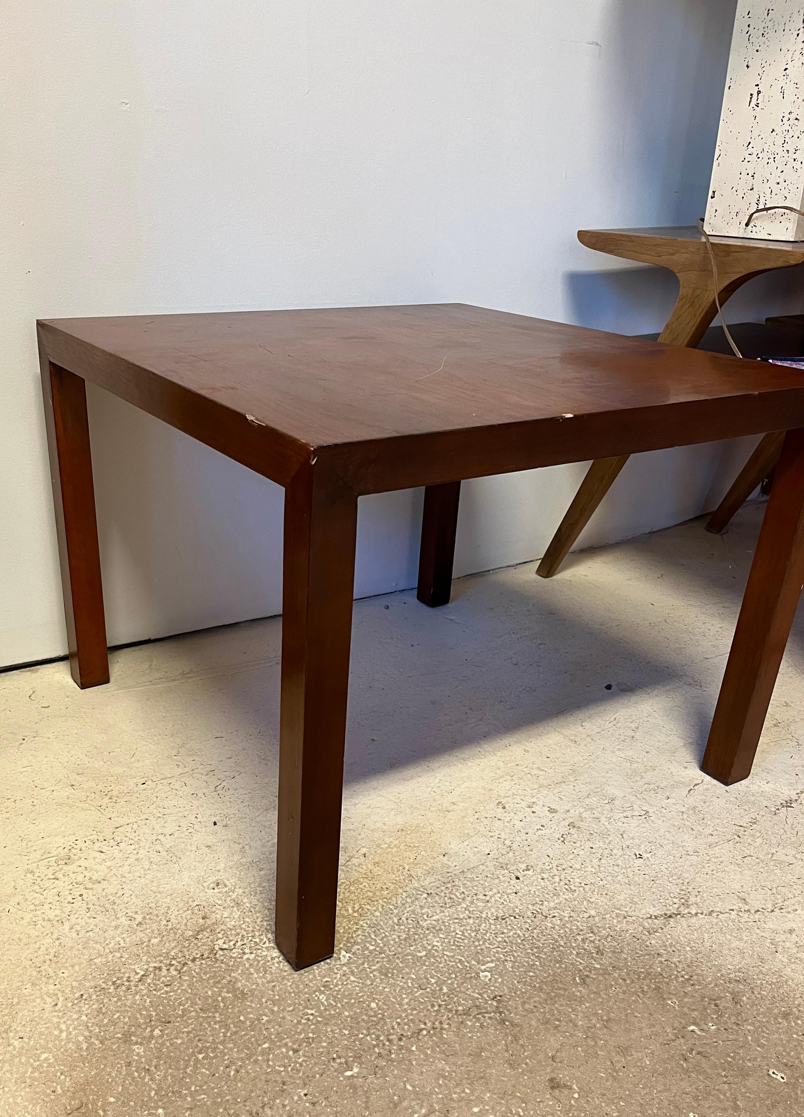 Mid-Century moderno Tavolino Vintage Lane's Parsons ... Tavolino MCM, impiallacciato Wood in vendita