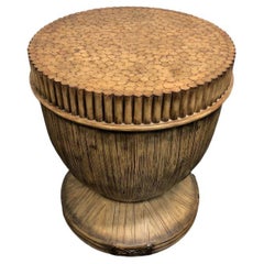 Used LANE VENTURE Faux Bamboo Round Table Base