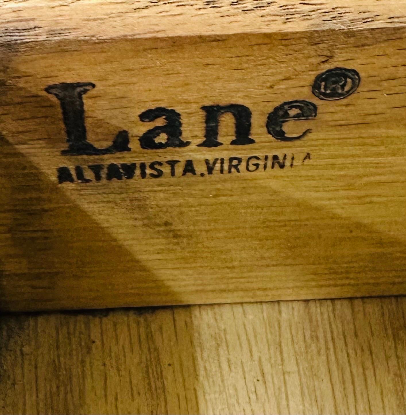 20th Century Vintage Lane Walnut Console Table