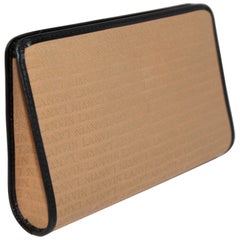 Neceser vintage Lanvin de algodón beige