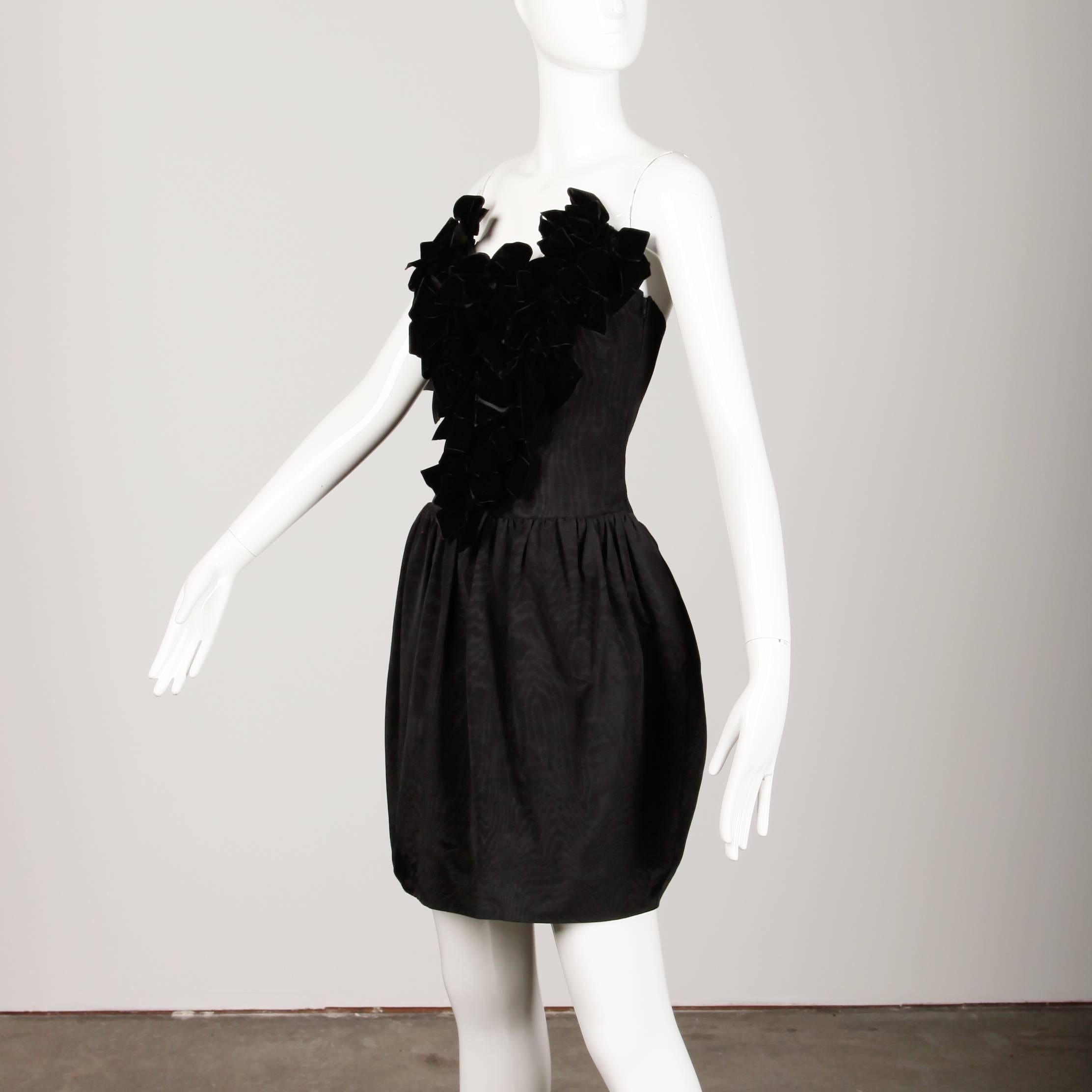 Black Vintage Lanvin Dress For Sale