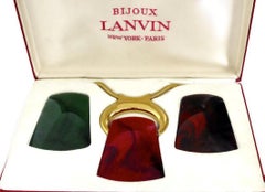 Vintage Lanvin Interchangeable Pendant Keira Knightley Necklace