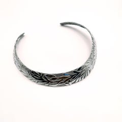Collana vintage Lanvin placcata in argento anni '80