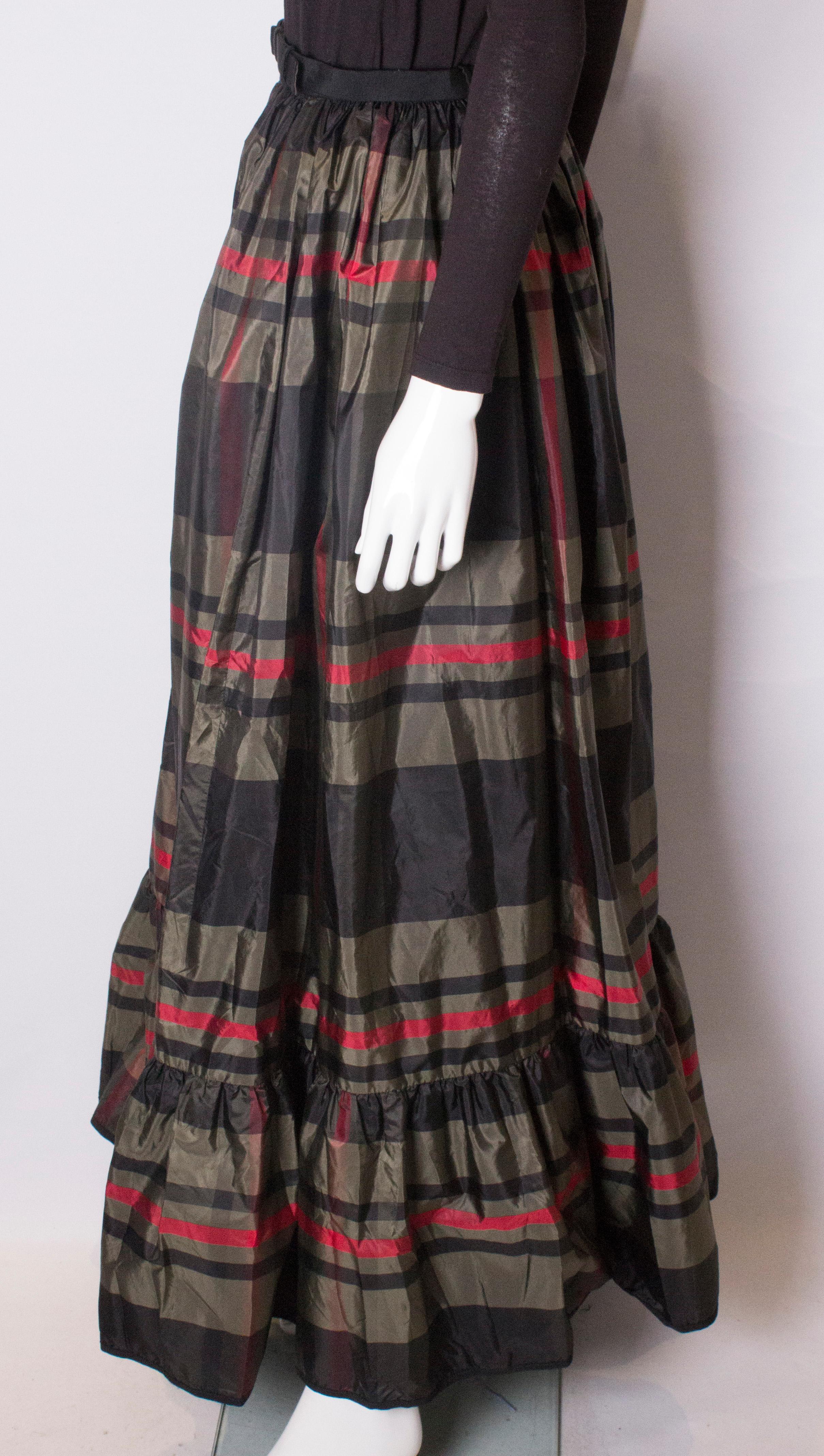 Women's Vintage Lanvin Silk Skirt For Sale