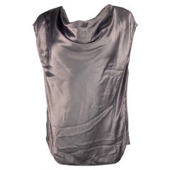 Vintage Lanvin Seidenoberteil-Bluse aus Seide, Größe 44