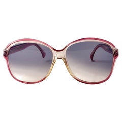 Occhiali da sole vintage Lanvin SL 86 Oversize 1980 Made in France