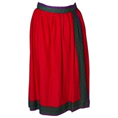 Retro Lanvin Wrap Around Skirt