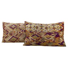 Vintage Laotian Pillow Covers (Pair)