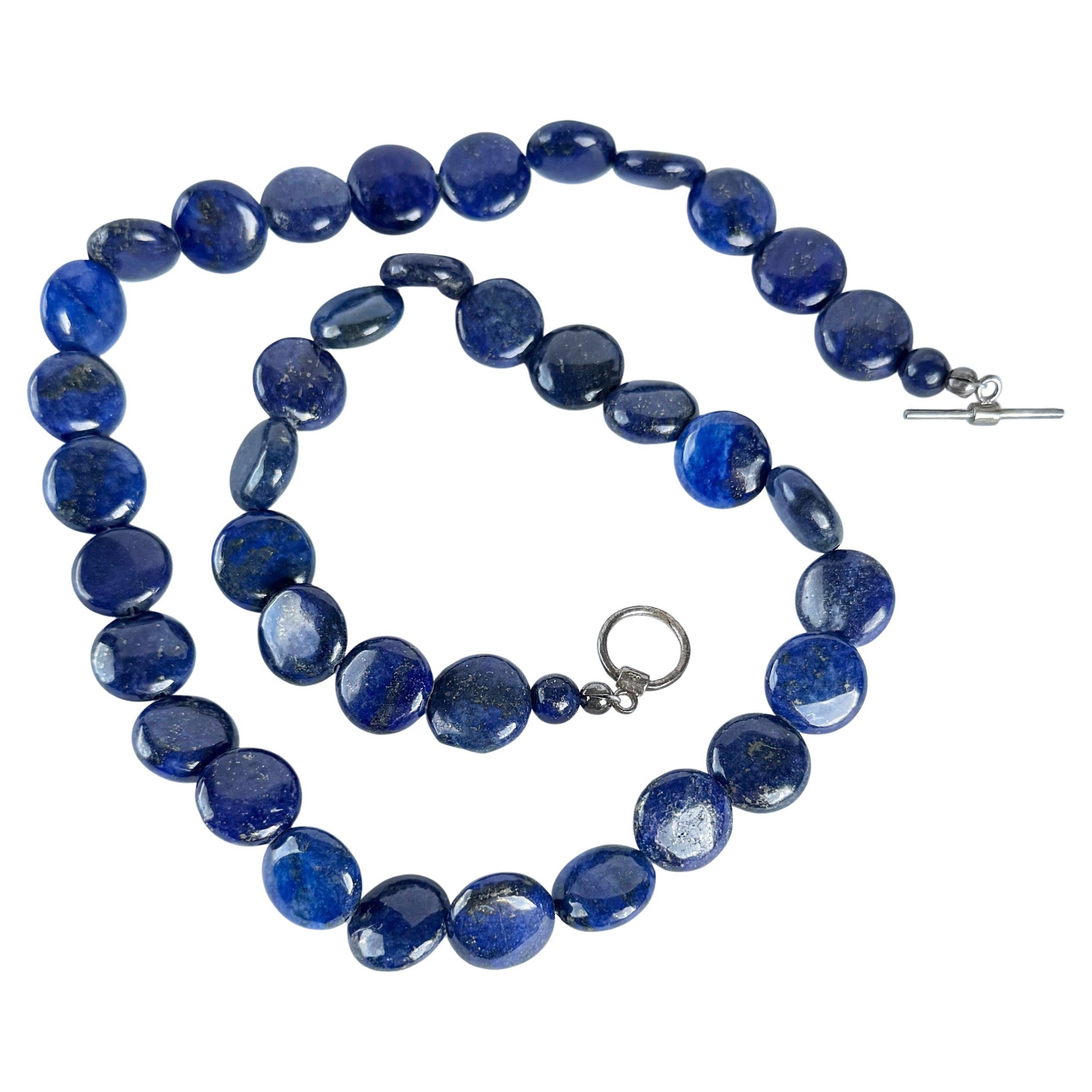Vintage Lapis Lazuli Beaded Necklace