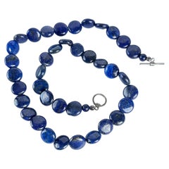 Vintage Lapislazuli Perlenkette
