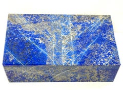 Boîte vintage en lapis-lazuli