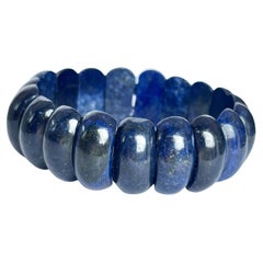 Bracelet vintage en lapis-lazuli 