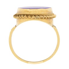 Vintage Lapis Lazuli Cocktail Ring, circa 1950s