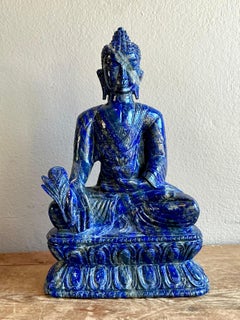 Vintage Lapis Lazuli Medicine Buddha