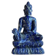 Vintage Lapis Lazuli Medicine Buddha