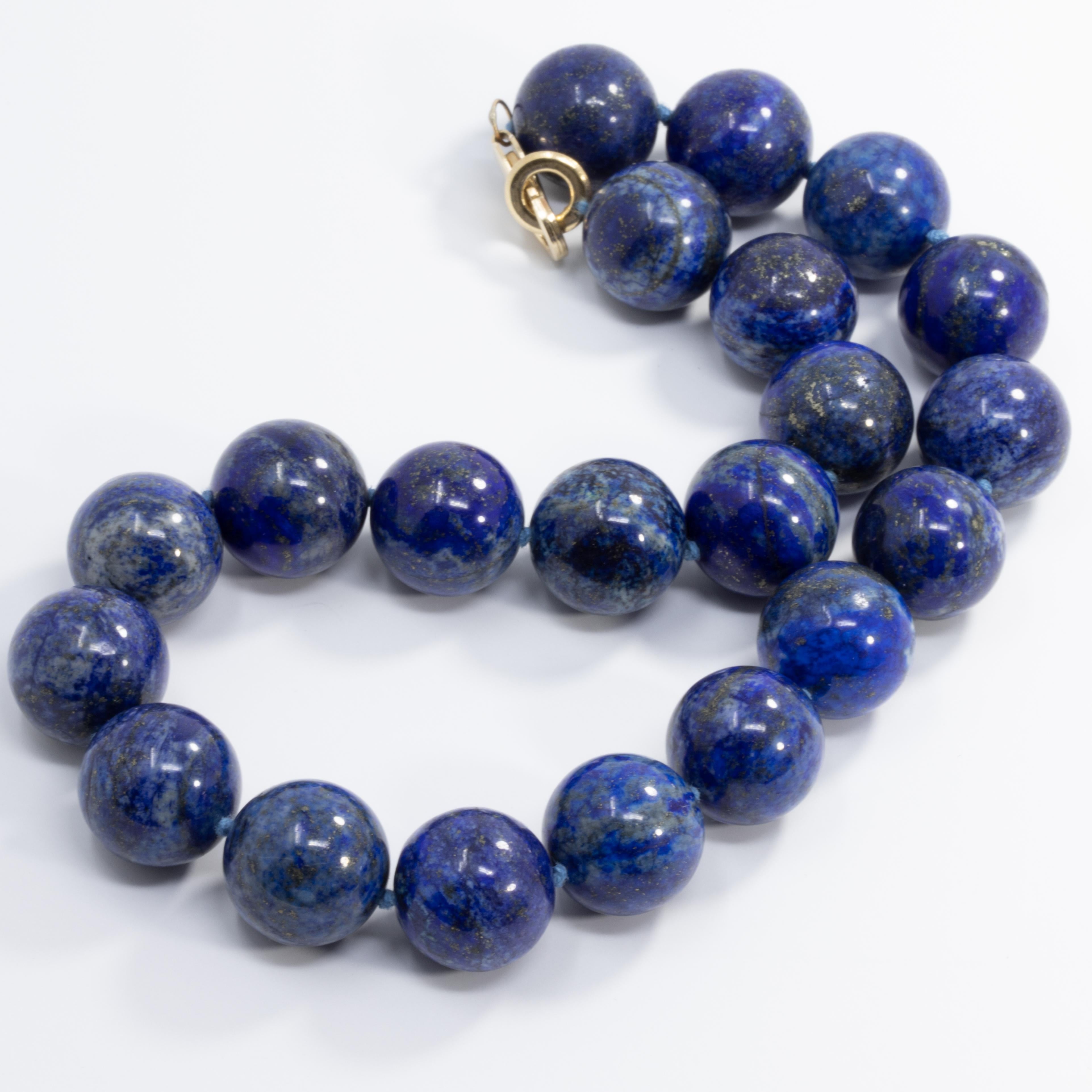 vintage lapis lazuli necklace