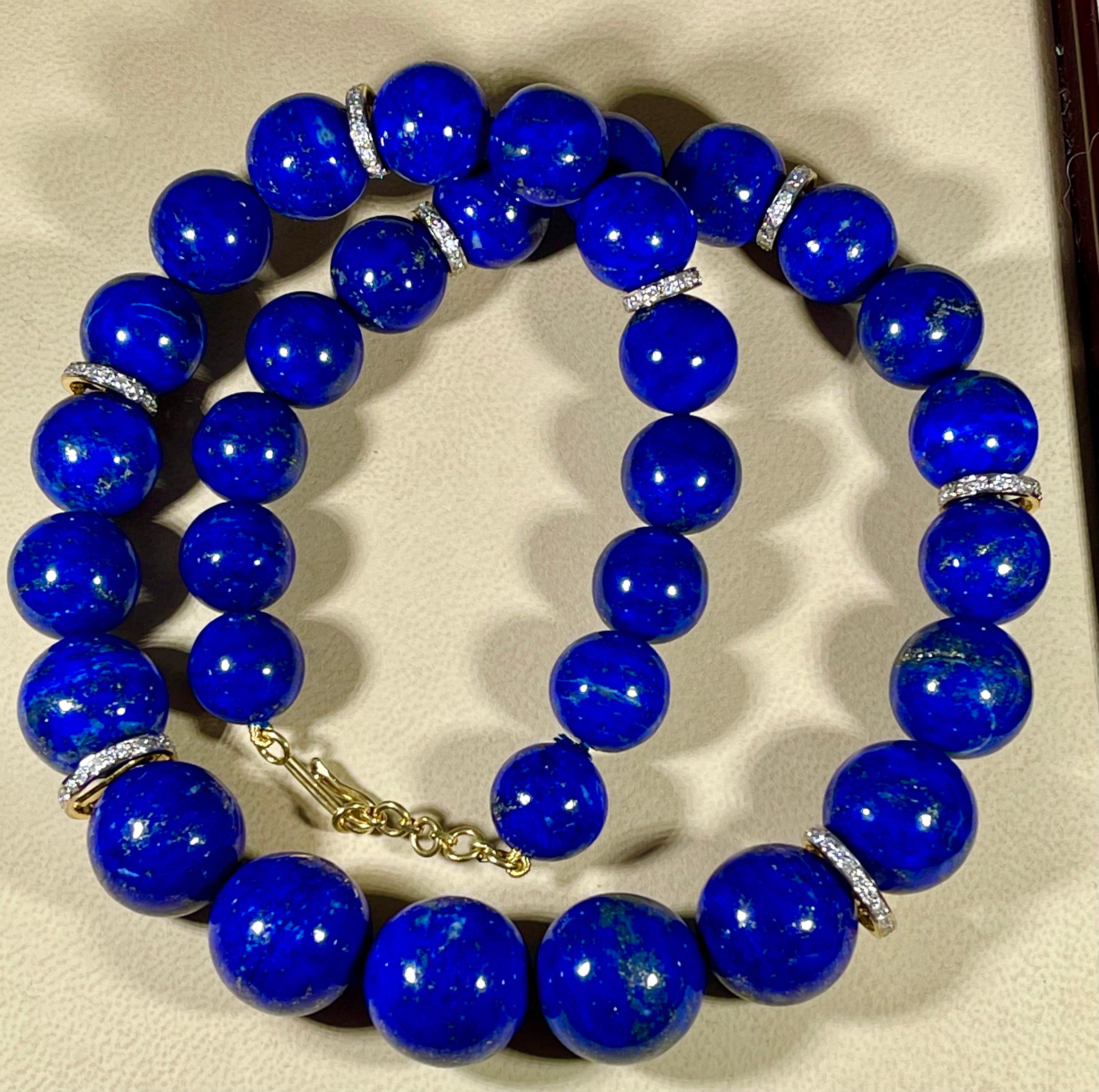 vintage lapis lazuli necklace