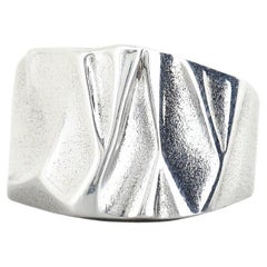 Vintage Lapponia Sterling Silver Modernist Ring