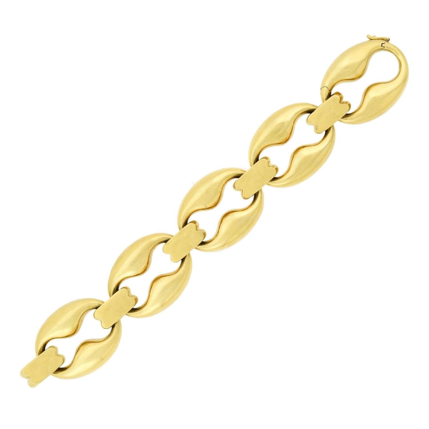 mariner link gold bracelet