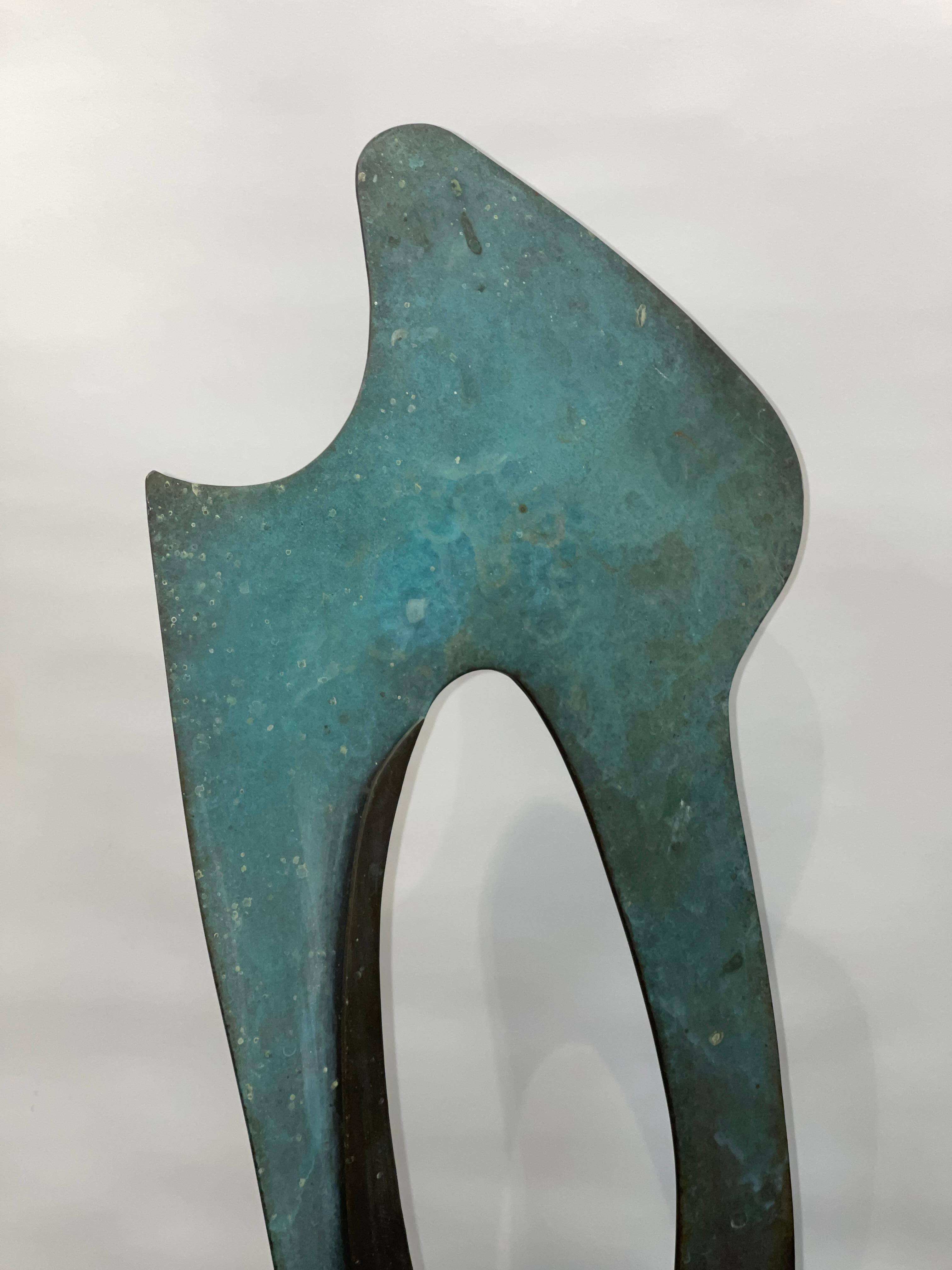 Vintage Large Abstract Bronze For Sale 3