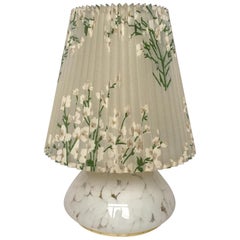 Vintage Large Art Glass Table Lamp with Luminous Base Vintage Large Art Glass Table Lamp with Luminous Base