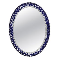 Vintage large Back light Mirror by Emil Stejnar for Rupert Nikoll 1950s