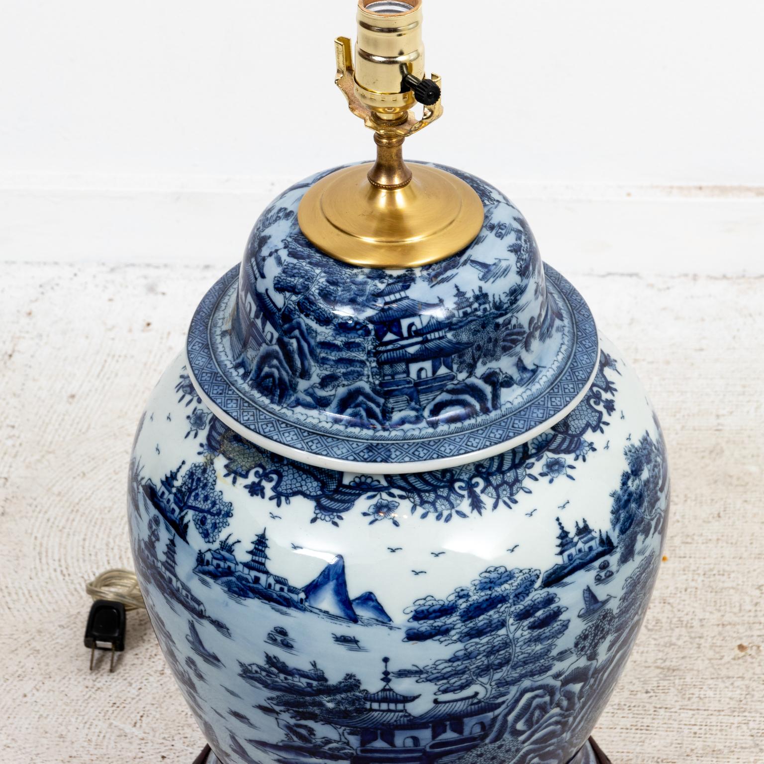 vintage ginger jar lamps