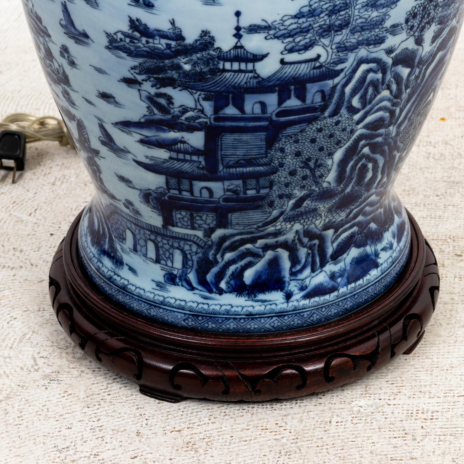 ginger jar lamps vintage