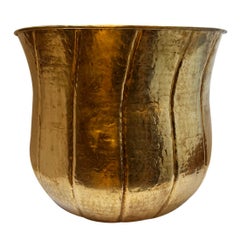 Vintage Large Brass Planter