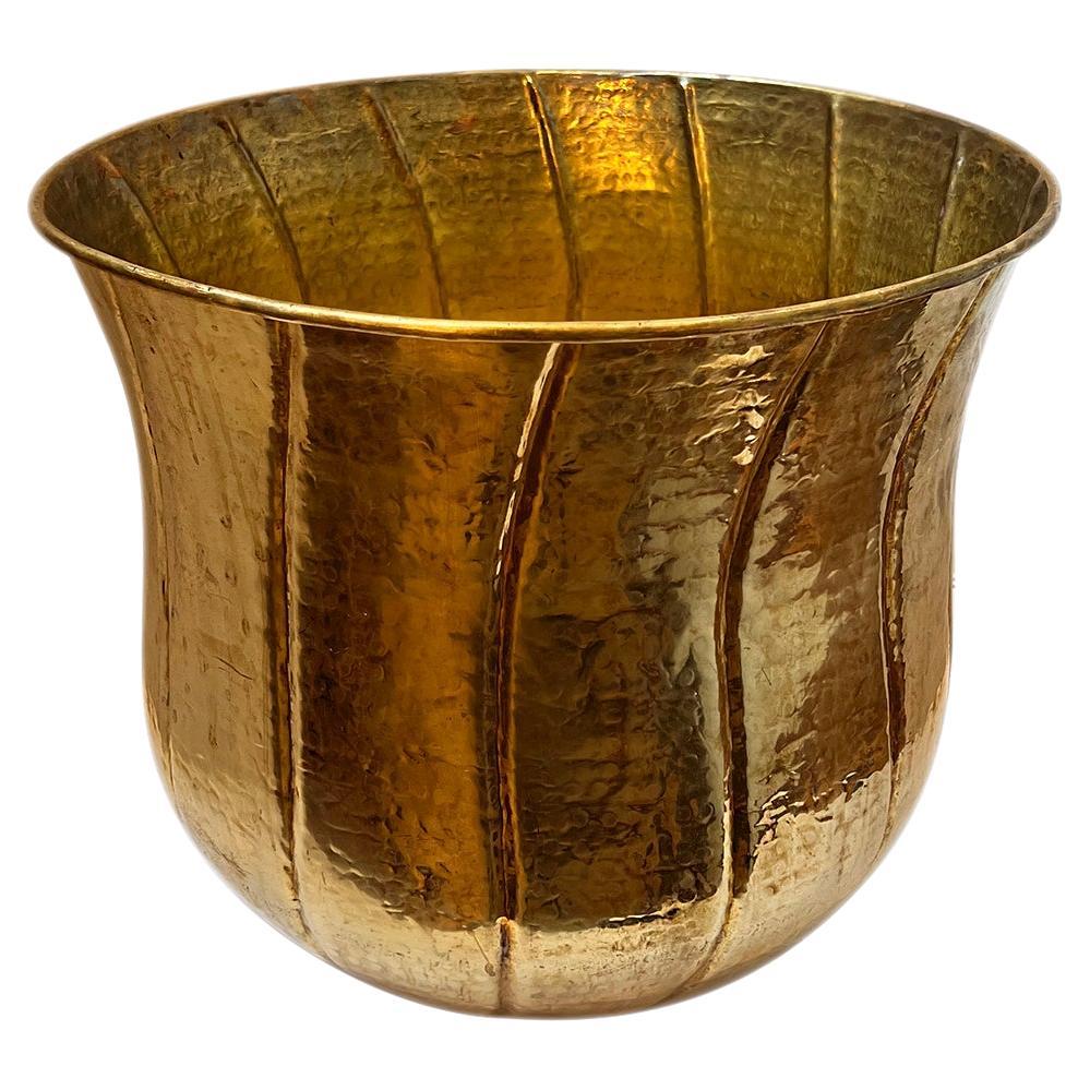 Vintage Large Brass Planter