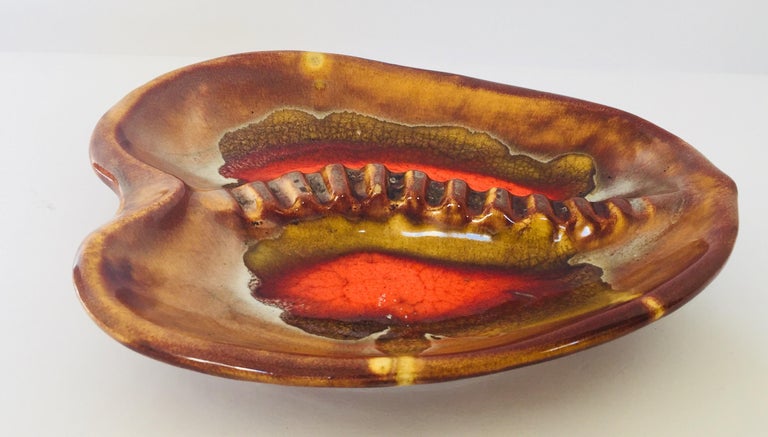 Vintage Large California Ceramic Ashtray in Bright Colors at 1stDibs ...