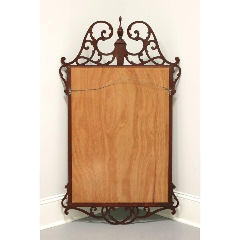Large Carved Mahogany Chippendale Wall Mirror 3