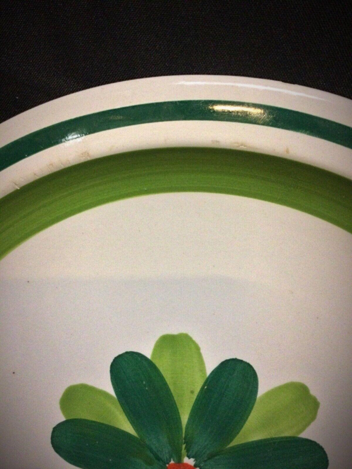 Français Grande assiette vintage Céramica Castellania - Fabriquée en Italie - 2Y55
