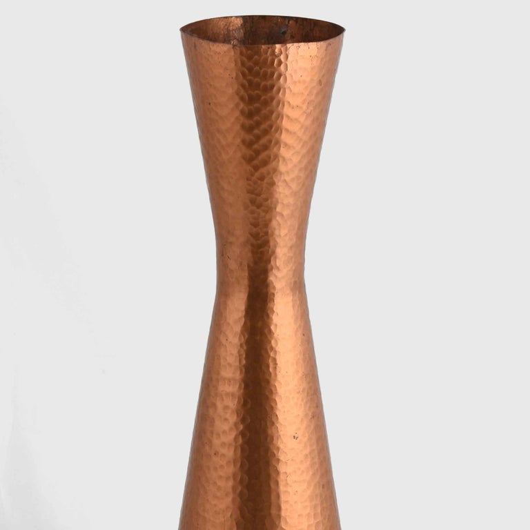 Vintage Large Copper Vase, Germany, Bauhaus, 1950s at 1stDibs