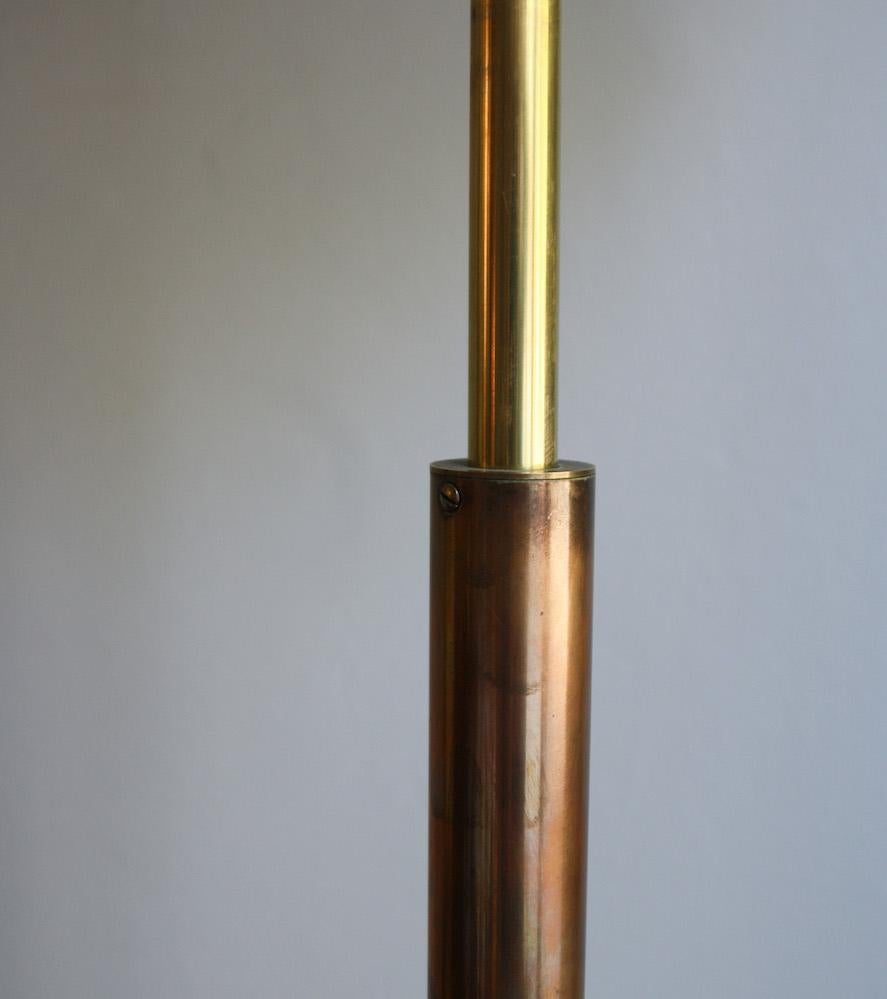 Vintage Large Danish Brass Floor Light #6 5
