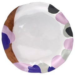 Vintage Large Earthenware Vide-Poche / Decorative Plate by Pino Castagna, Italy