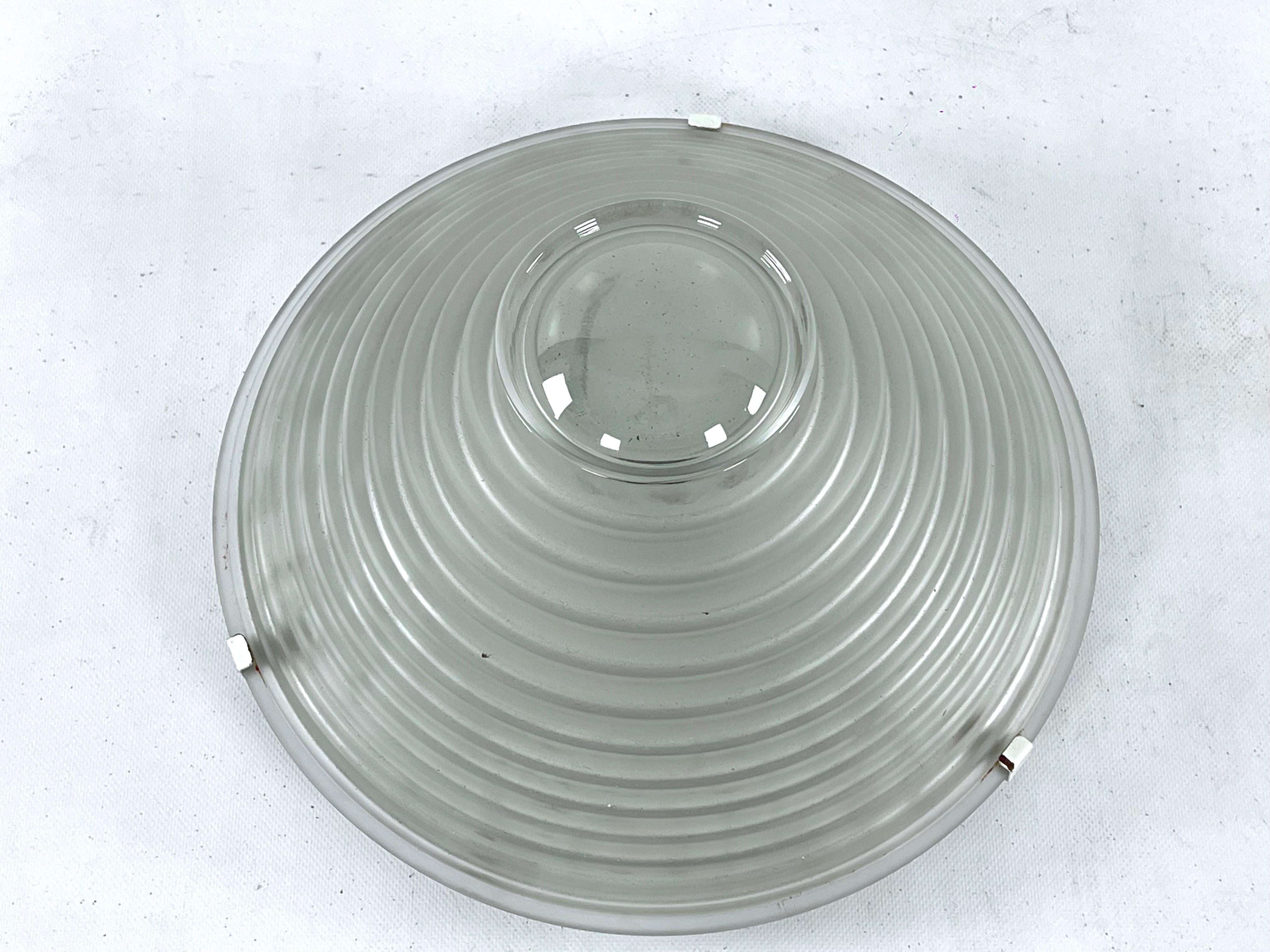 Grand plafonnier vintage Egina 38 d'Angelo Mangiarotti pour Artemide Italie 19 en vente 6