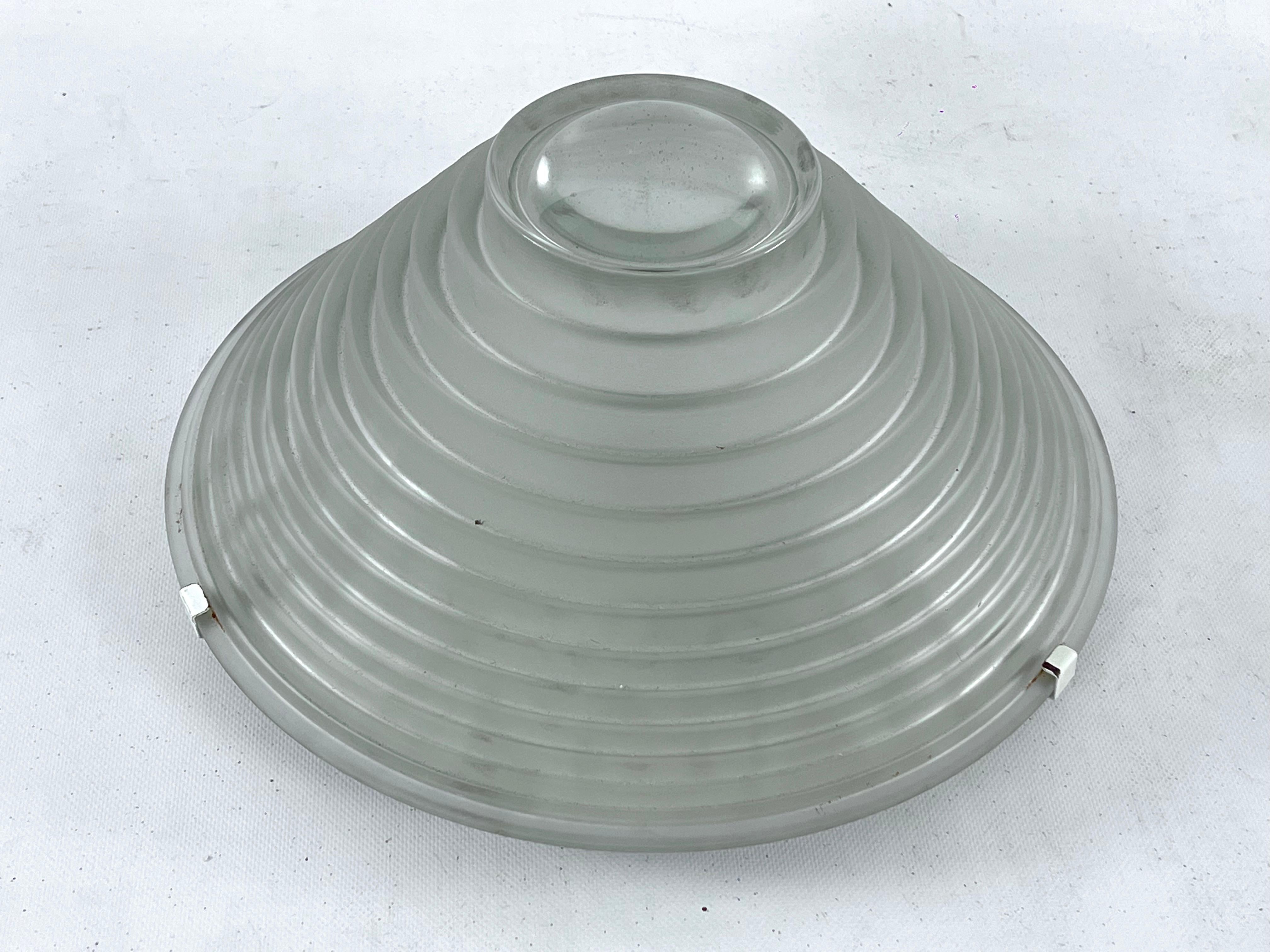 Mid-Century Modern Vintage Large Egina 38 Ceiling Lamp by Angelo Mangiarotti for Artemide, Italy For Sale