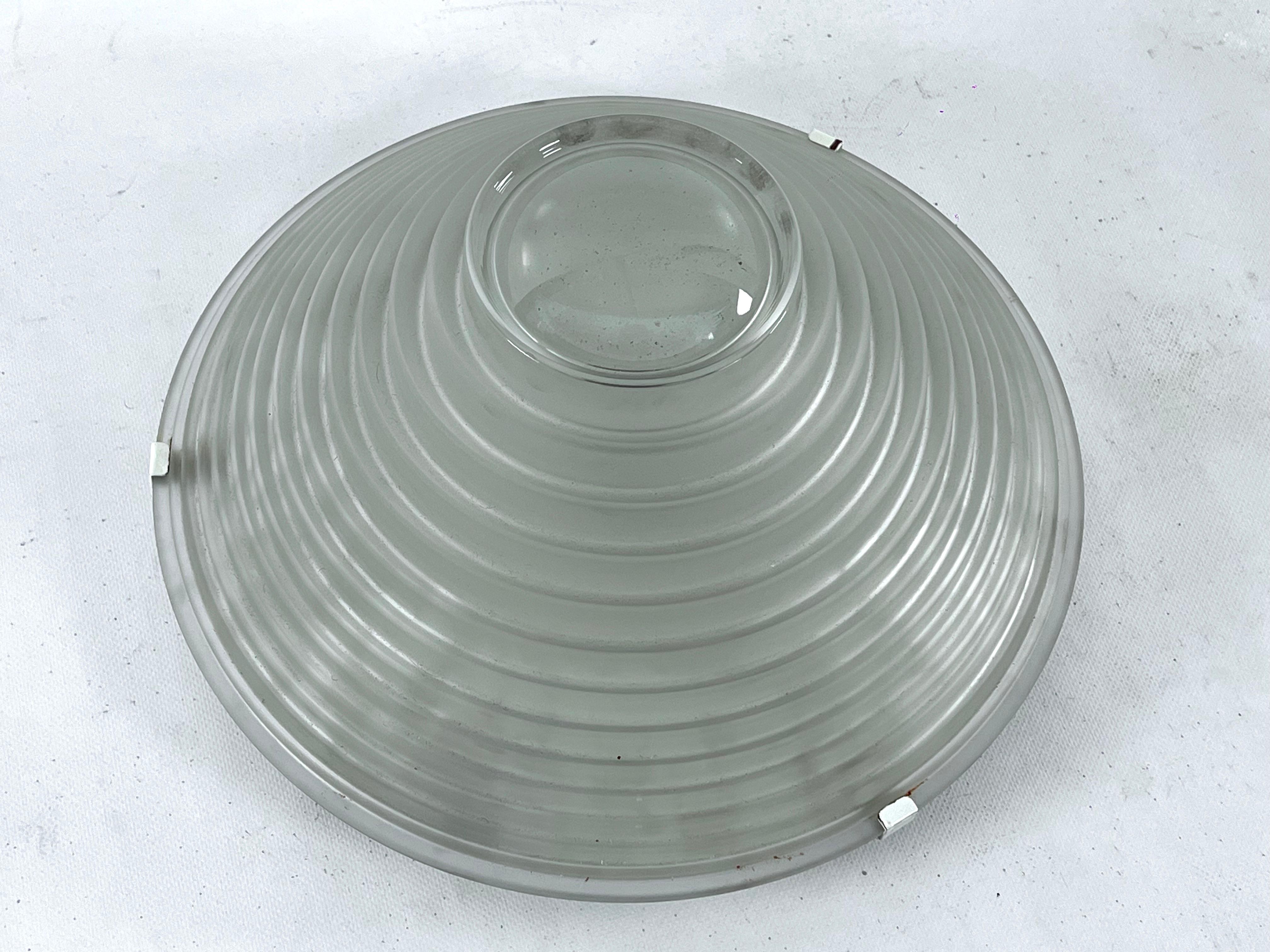 Italian Vintage Large Egina 38 Ceiling Lamp by Angelo Mangiarotti for Artemide, Italy For Sale