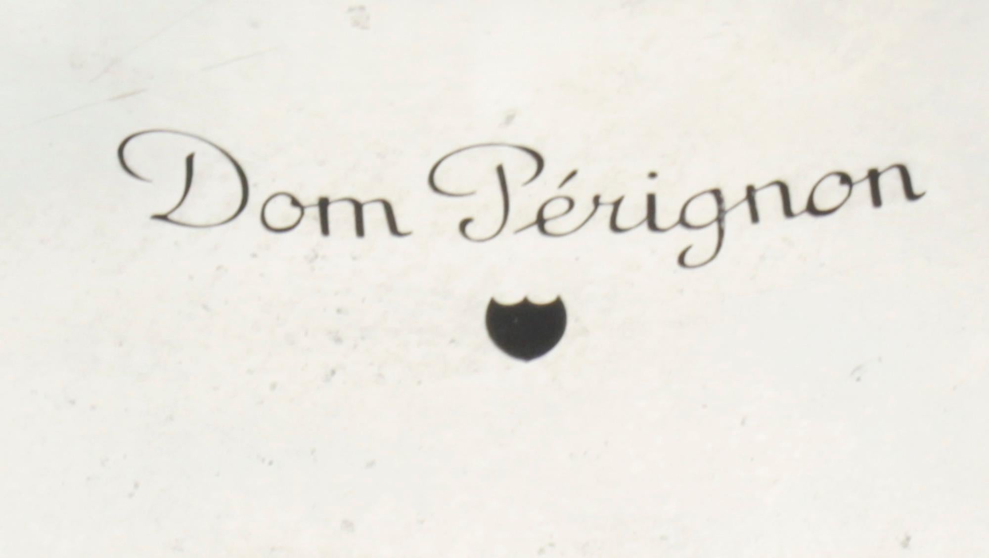 Vintage Large French Pewter Dom Perignon Wine Coolef, Mid 20th C In Good Condition In London, GB