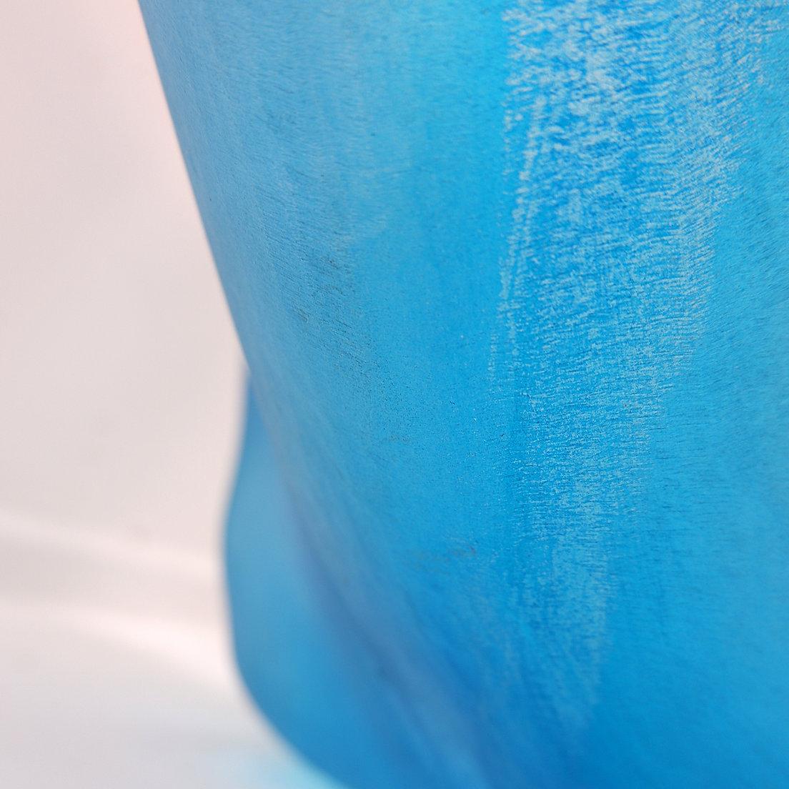 Großes Vintage-Pflanzgefäß aus Glas „Handtasche“ aus Glas
Garten - Vase - Willy Guhl Stil
Maße: 72x72cm H: 47,5cm 
MATERIAL : Glas 
Gewicht : 25kg