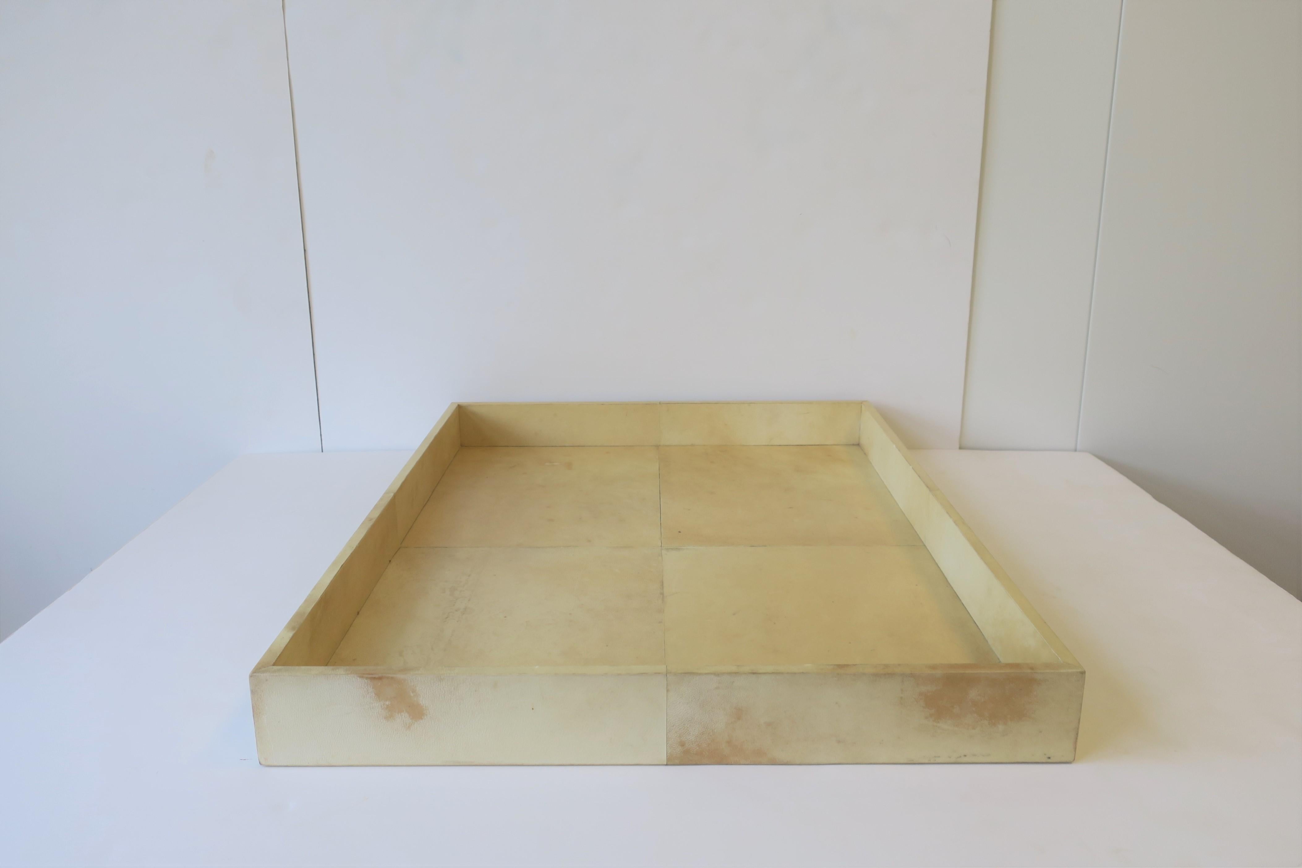 Large Goatskin Serving Tray 4